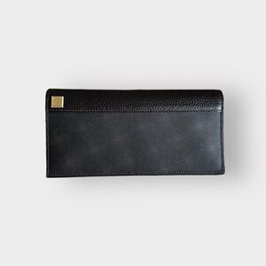 Dunhill Long Leather Wallet Dark Brown